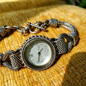 sterling silver bali watch